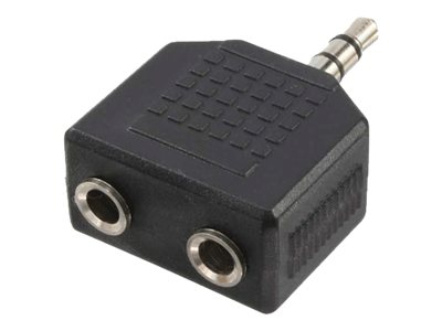 LogiLink Audio-Splitter - mini-phone stereo 3.5 mm männlich zu mini-phone stereo 3.5 mm männlich