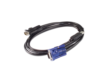 APC Tastatur-  Video-  Maus- (KVM-) Kabel - USB HD-15 (VGA)