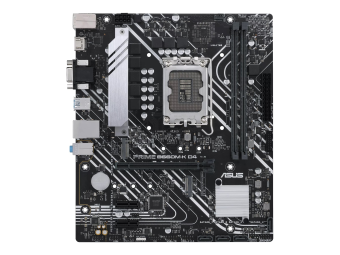 ASUS PRIME B660M-K D4 - Motherboard - micro ATX - LGA1700-Sockel - B660 Chipsatz - USB 3.2 Gen 1 - Gigabit LAN - Onboard-Grafik (CPU erforderlich)