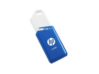 HP x755w - 64 GB - USB Typ-A - 3.2 Gen 1 (3.1 Gen 1) - Dia - Blau - Weiß