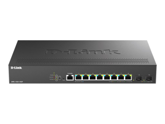D-Link DMS 1250-10SP - Switch - L2+ - Smart - 8 x 1010010002.5G (PoE+)