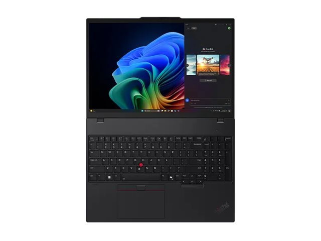 Lenovo ThinkPad T16 Gen 4 21QN - 180°-Scharnierdesign - AMD Ryzen AI 7 PRO 350  2 GHz - Win 11 Pro - Radeon 860M - 32 GB RAM - 1 TB SSD TCG Opal Encryption 2, NVMe, Performance - 40.6 cm (16")
