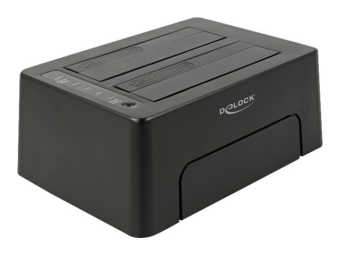 Delock HDD-Dockingstation Schächte 2 - SATA 6Gbs - USB 3.1 (Gen 2)
