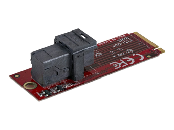 StarTech.com U.2 (SFF-8643) auf M.2 PCI Express 3.0 x4 Adapterkarte für 2,5" U.2 NVMe SSD - Schnittstellenadapter - 2.5" (6.4 cm)