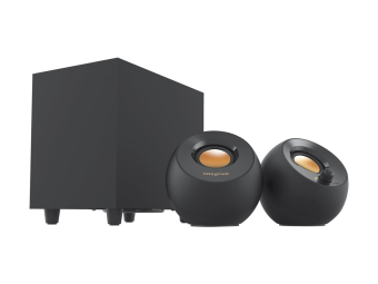 Creative Labs Creative Pebble Plus - Lautsprechersystem - für PC - 2.1-Kanal - 8 Watt (Gesamt)