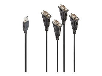 Lindy Serieller Adapter - USB - RS-232 x 4