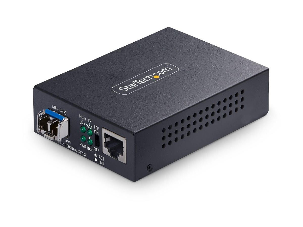 StarTech.com Startech - Medienkonverter - 1GbE - über Glasfaser