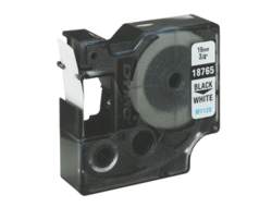 Dymo IND - Polyester - permanenter Klebstoff - Schwarz auf Weiß - Rolle (1,9 cm x 5 m)