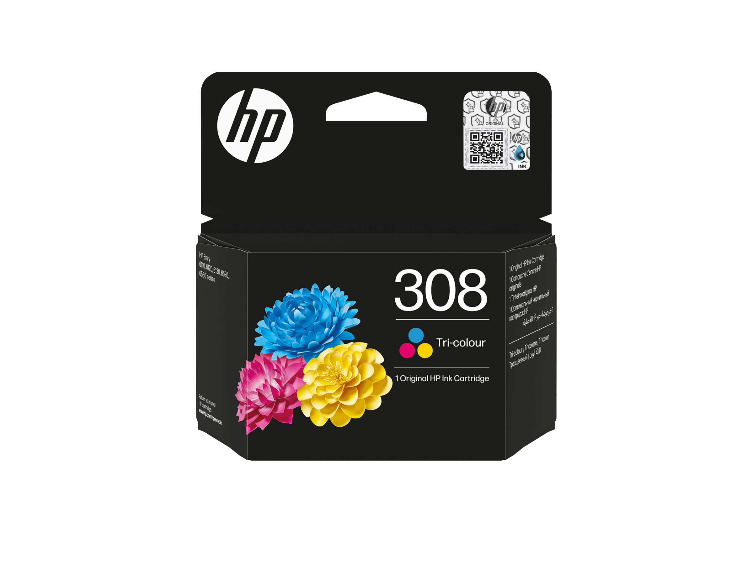 HP 308 - Cyan, Magenta, Gelb - original - Box