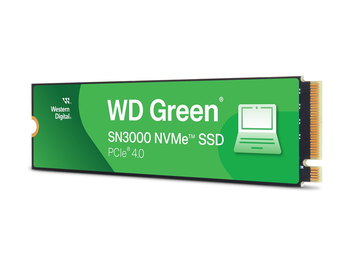 WD Green SN3000 WDS200T4G0E-00CPS0 - SSD - 2 TB - intern - M.2 2280 - PCIe 4.0 x4 (NVMe)