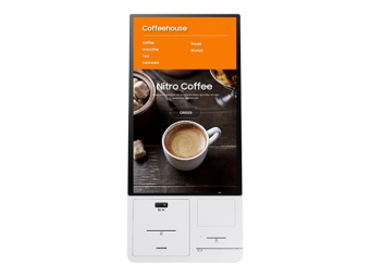 Samsung KM24C-P - Anschlussdose - mit Thermo-Belegdrucker, QR-Barcode-Lesegerät (1D, 2D)