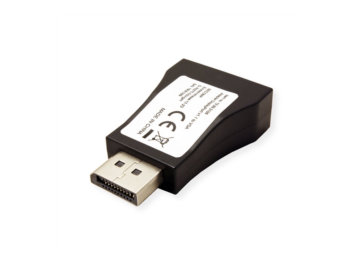 VALUE Videoadapter - DisplayPort (M) zu HD-15 (VGA)