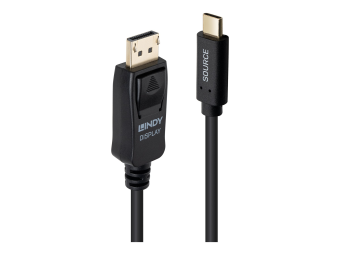Lindy Adapterkabel - 24 pin USB-C (M) zu DisplayPort (M)