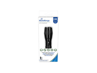 MEDIARANGE MR735 - Hand-Blinklicht - Schwarz - Aluminium - LED - 1 Lampen - 10 W