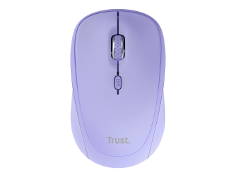 Trust Yvi+ - Maus - kompakt Multi-Gerät - rechts- und linkshändig - optisch - 3 Tasten - kabellos - 2.4 GHz Bluetooth 5.0 - kabelloser Empfänger (USB)