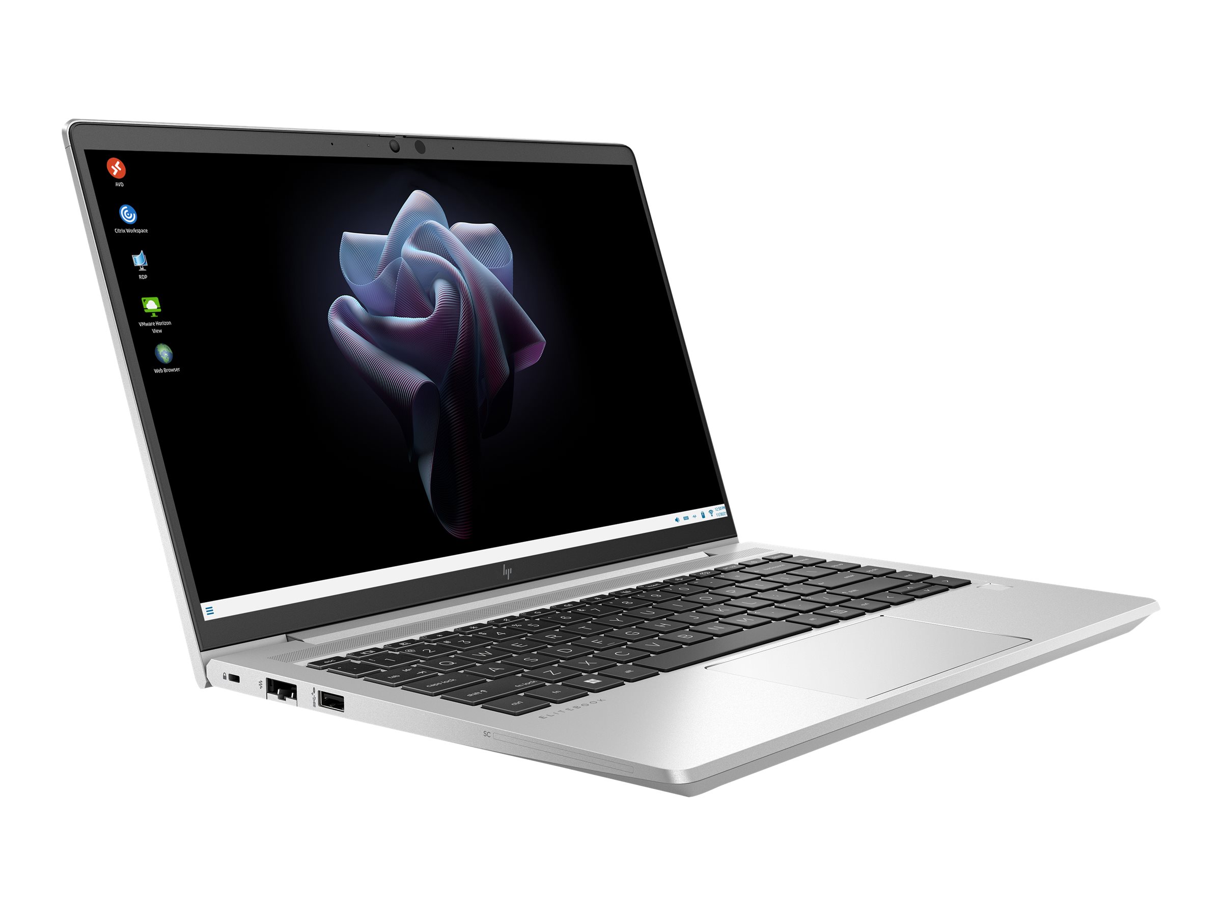 HP Elite Mobile Thin Client mt645 G7 - 180°-Scharnierdesign - AMD Ryzen 3 5425U  2.7 GHz - Win 10 IoT Enterprise - Radeon Graphics - 8 GB RAM - 256 GB SSD NVMe, HP Value - 35.6 cm (14")