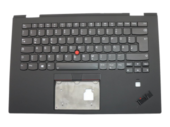 Lenovo Darfon - Ersatztastatur Notebook - mit Trackpoint, UltraNav - hinterleuchtet - QWERTZ - Deutsch - Schwarz - mit obere Abdeckung - für ThinkPad X1 Yoga (3rd Gen)