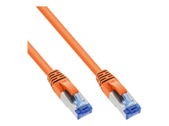 InLine Patchkabel - SFTP (PiMf) - Cat.6A - halogenfrei - orange - 5m