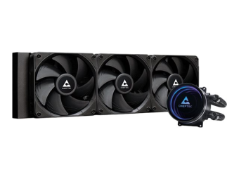 Chieftec Iceberg 360 DARK - Prozessor-Flüssigkeitskühlsystem - Kühlergröße 360 mm - (für LGA1150, LGA1151, LGA1155, LGA1156, LGA1200, LGA1700, LGA1851, AM2, AM2+, AM3+, AM4, AM5, FM1, FM2, FM2+)