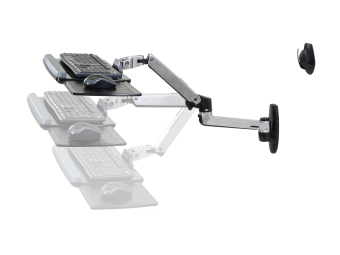 Ergotron LX - Tastatur-Mausablage mit Stützarmhalterung