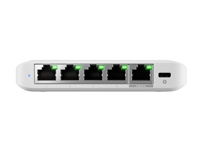 Ubiquiti UniFi Switch Flex Mini 2.5G - Switch - L2+ - managed - 4 x 2.5GBase-T + 1 x 2.5GBase-T (PoE)