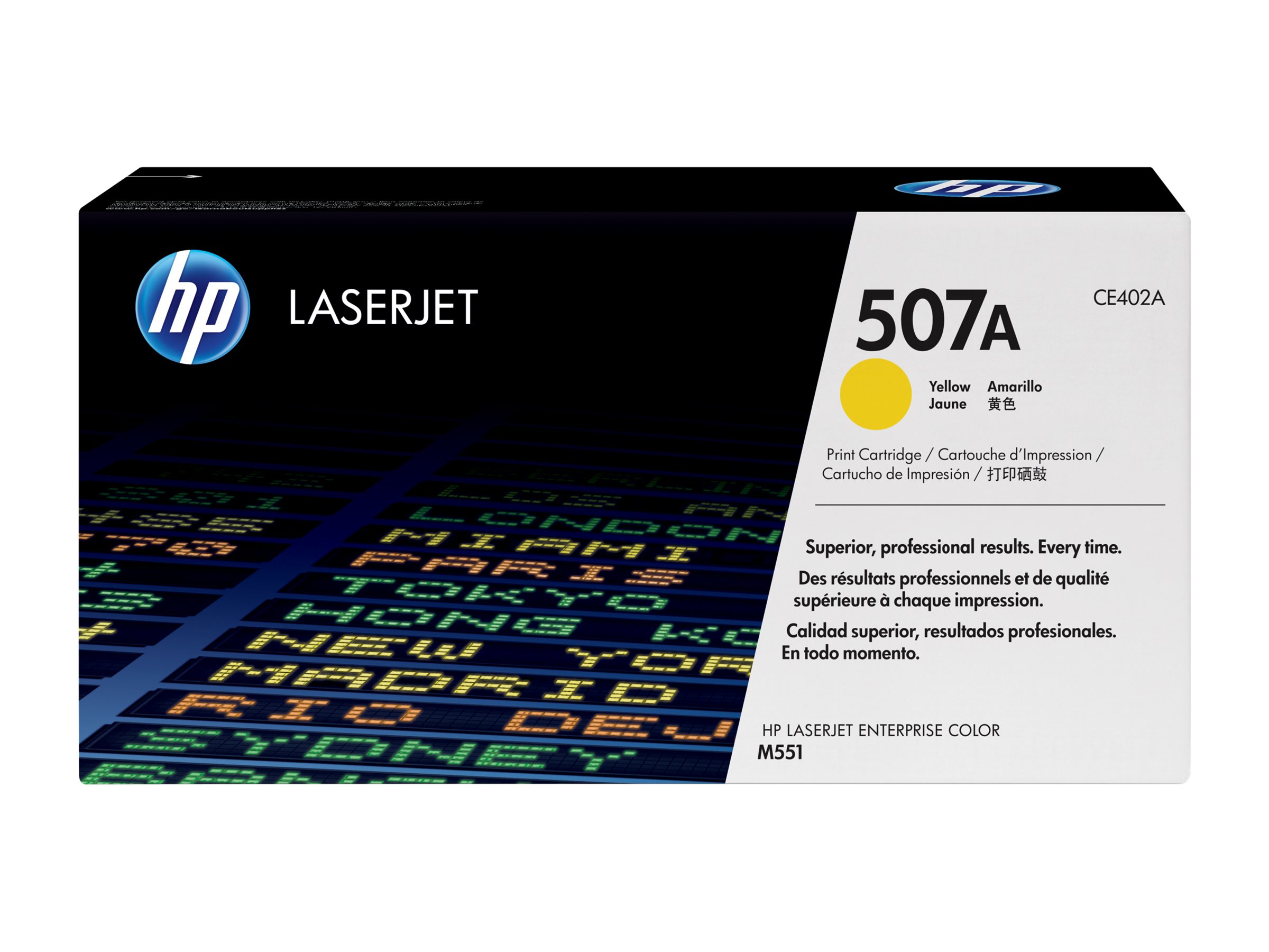 HP 507A - Gelb - original - LaserJet - Tonerpatrone (CE402A)