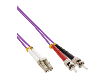 InLine LWL Duplex Kabel - LCST - 50125µm - OM4 - 75m