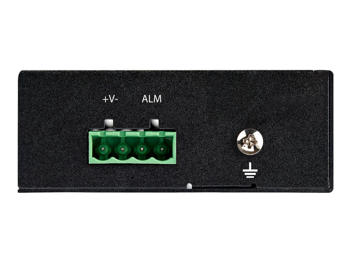 StarTech.com Industrial Media Converter - 1 Gbits Medienkonverter LWL Kupfer - Singlemode-Multimode Glasfaser auf Kupfer Netzwerk - 12-56 V DC - IP-30-40&degC bis 75&degC (IMC1GSFP)