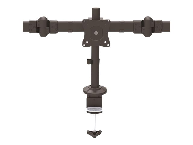 StarTech.com Dreifach Monitorarm für Surround Setup - Unterstützt 3 monitore bis zu 24" - Werkzeuglose Höhenverstellung - Verstellbarer Arm - für 3 Monitore - massiver Stahl - Bildschirmgröße 33-61 cm (13"-24")