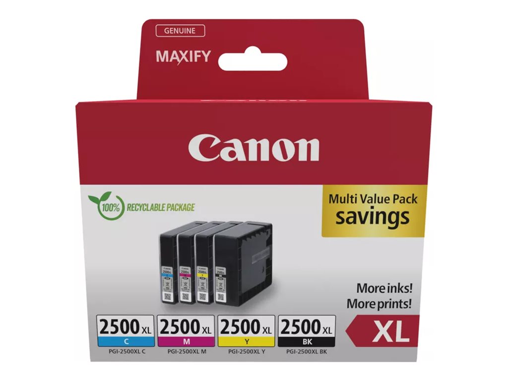 Canon PGI-2500XL BKCMY Multipack - 4er-Pack