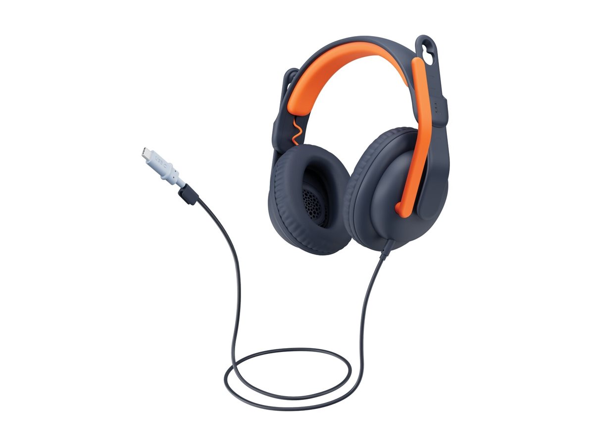 Logitech Zone Learn Wired On-Ear Headset for