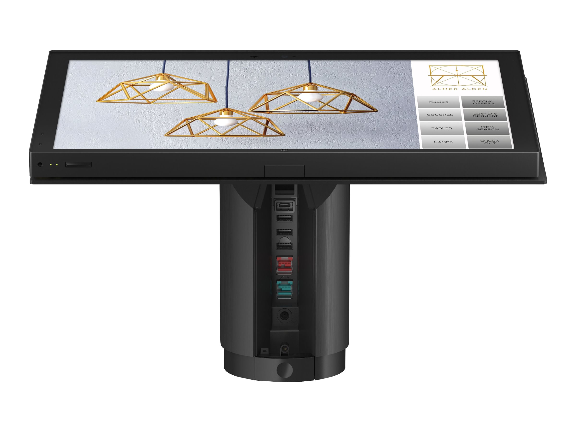 "HP Engage One Pro - All-in-One (Komplettlösung) - 1 x Core i3 10100E  3.2 GHz - RAM 8 GB - SSD 256 GB - NVMe, TLC - UHD Graphics 630 - 1GbE, Wi-Fi 6 - WLAN Bluetooth 5.0, 802.11abgnacax - Win 10 IoT Enterprise 2019 LTSC 64-bit - Monitor LED 39.6 