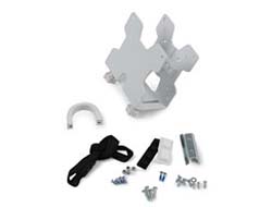 Ergotron Mini-PC-Halterung - unter Tisch montierbar, Pfosten montierbar, an Wandschiene montierbar, VESA-Halterung montierter