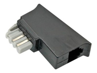 ROLINE Secomp - Telefonadapter - TAE-N (M) zu RJ-12 (W)