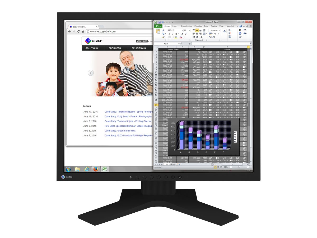 EIZO FlexScan S1934H - LED-Monitor - 48.1 cm (19")