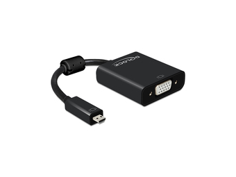 Delock VGA-Adapter - 19 pin micro HDMI Type D (M)