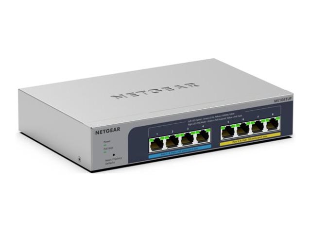 Netgear Smart MS108TUP - Switch - L3 Lite - Smart - 4 x 10010002.5G (PoE++)
