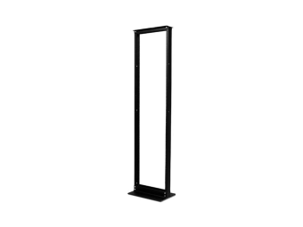 APC NetShelter 2 Post Open Frame Rack - Schrank - Schwarz - 45U - 48.3 cm (19)