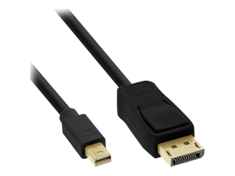 InLine Mini DisplayPort zu DisplayPort Kabel - schwarz - 15m
