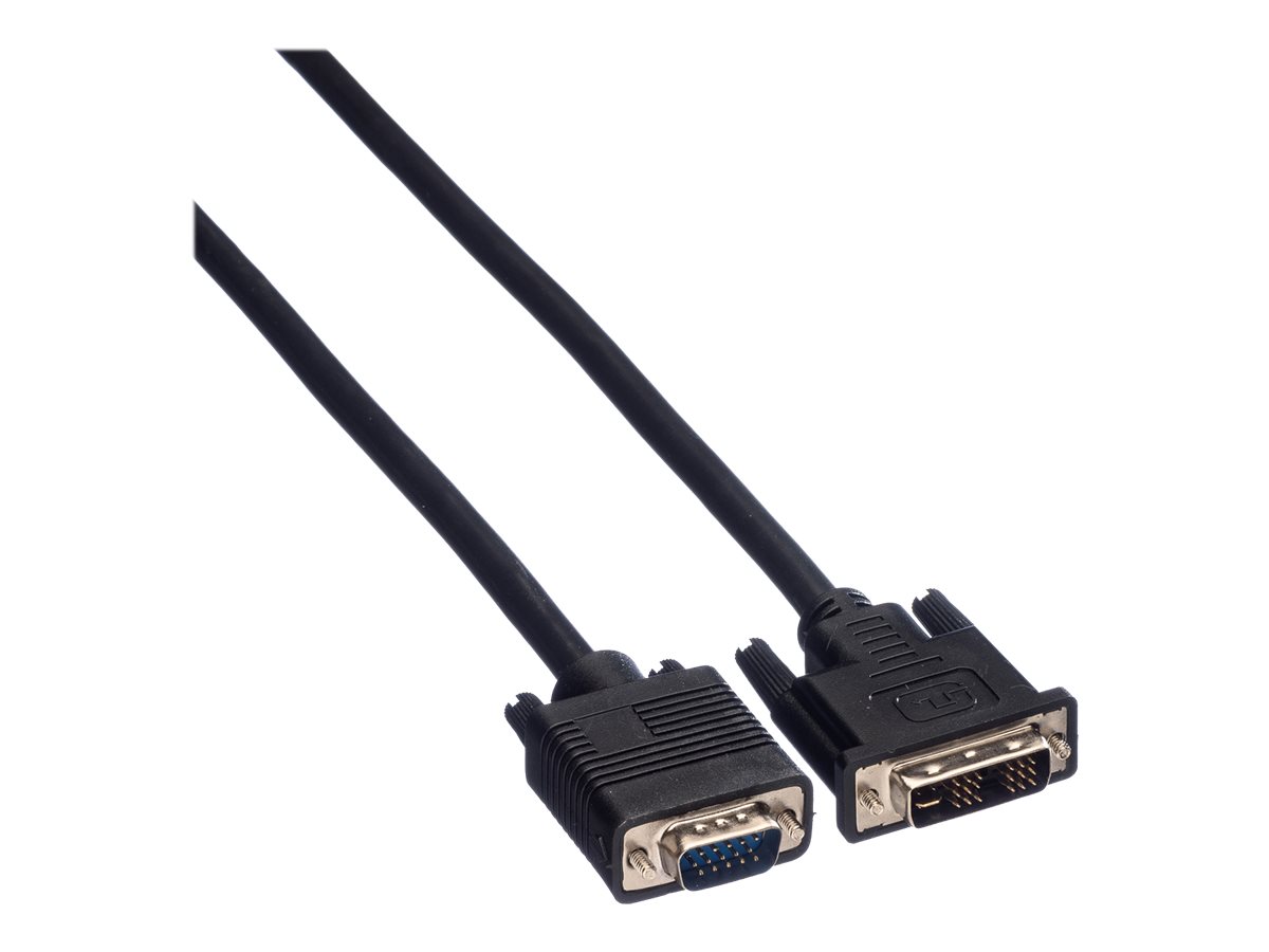 VALUE Videokabel - HD-15 (VGA) (M) zu DVI-A (M)