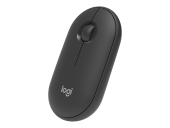 Logitech Pebble M350 - Maus - optisch - 3 Tasten - kabellos - 2.4 GHz Bluetooth - kabelloser Empfänger (USB)