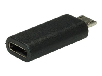 VALUE USB-Adapter - 24 pin USB-C (W) umkehrbar zu Micro-USB Typ B (M)