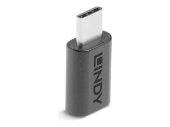Lindy USB-Adapter - Micro-USB Type B (W) zu 24 pin USB-C (M)