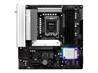 ASRock B860M Pro RS WiFi - Motherboard - micro ATX - LGA1851-Sockel - B860 Chipsatz - USB-C 3.2 Gen 2x2 USB-C 3.2 Gen2 USB 3.2 Gen 2 USB 3.2 Gen 1 - 2.5 Gigabit LAN Bluetooth Wi-Fi 6E - Onboard-Grafik (CPU erforderlich)
