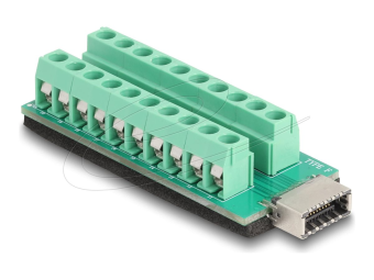 Delock USB-Adapter - 20-polige Klemmleiste zu 20-polig USB Typ E (W)