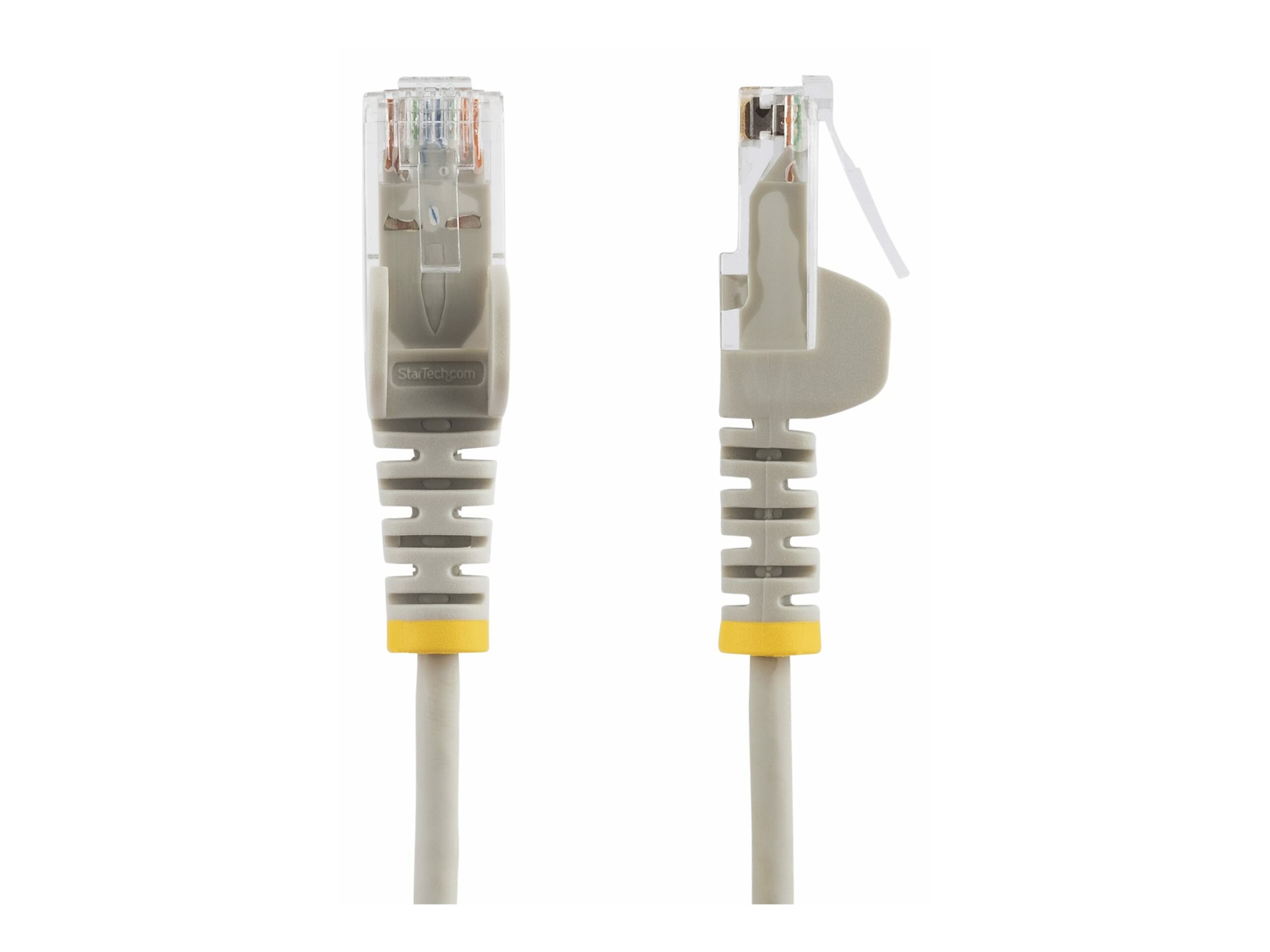StarTech.com 3m Slim LSZH CAT6 Ethernet Cable, 10 Gigabit Snagless RJ45 100W PoE Patch Cord, CAT 6 10GbE UTP Network Cable wStrain Relief, Grey, ETL, Low Smoke Zero Halogen - Category 6 - 28AWG (N6PAT300CMGRS)
