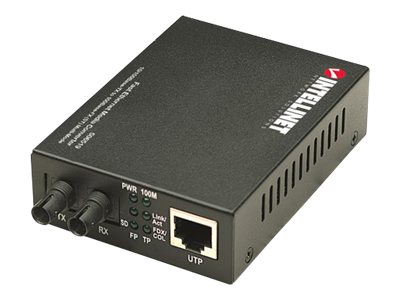Intellinet Fast Ethernet Media Converter 10100Base-Tx to 100Base-Fx (ST)