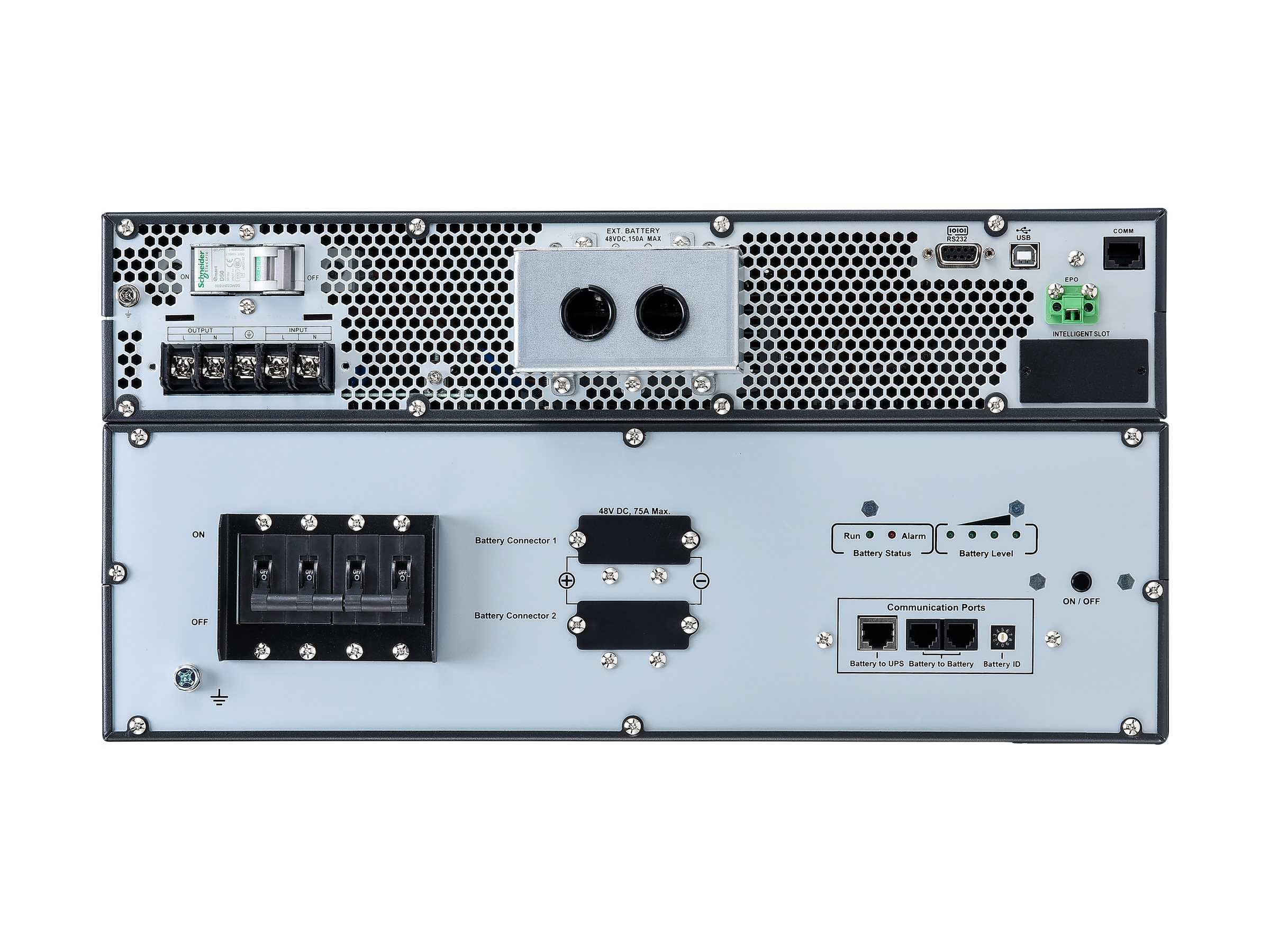 APC Easy UPS On-Line - USV (in Rack montierbarextern) - extended runtime, hardwire outlet (1P+N+E)