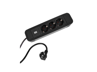 Bachmann PRIMO 2 - Steckdosenleiste - Ausgangsanschlüsse 3 (3 x Stromversorgung)