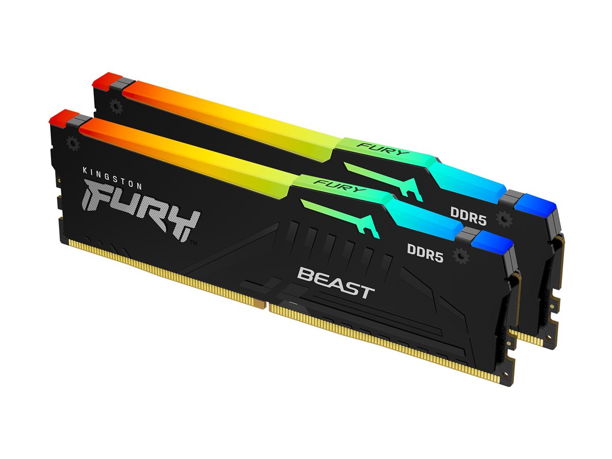 Kingston FURY Beast RGB - DDR5 - Kit - 32 GB 2 x 16 GB